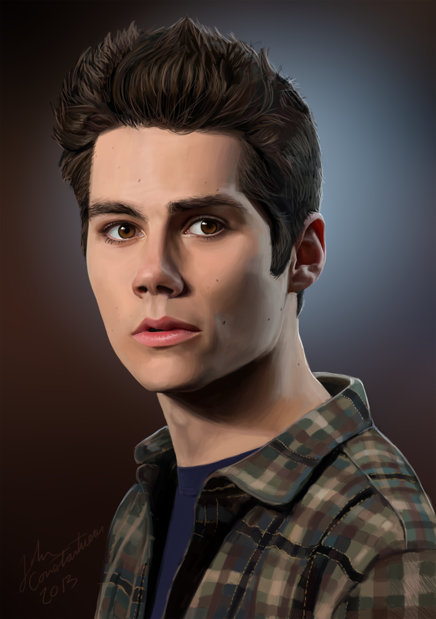 dylan_o_brien___stiles_stilinski_by_johnneh_draws-d6a3ohk